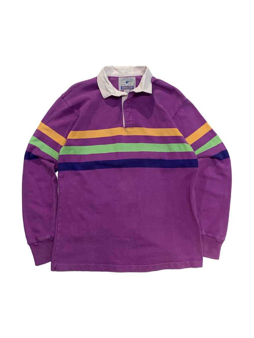 1980-90s LANDS' END Rugby Shirt 6