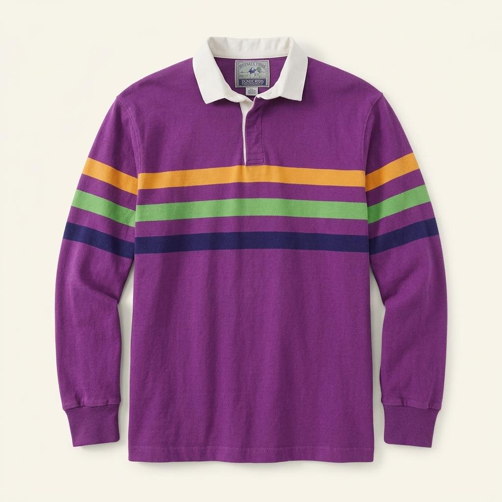1980-90s LANDS' END Rugby Shirt 1