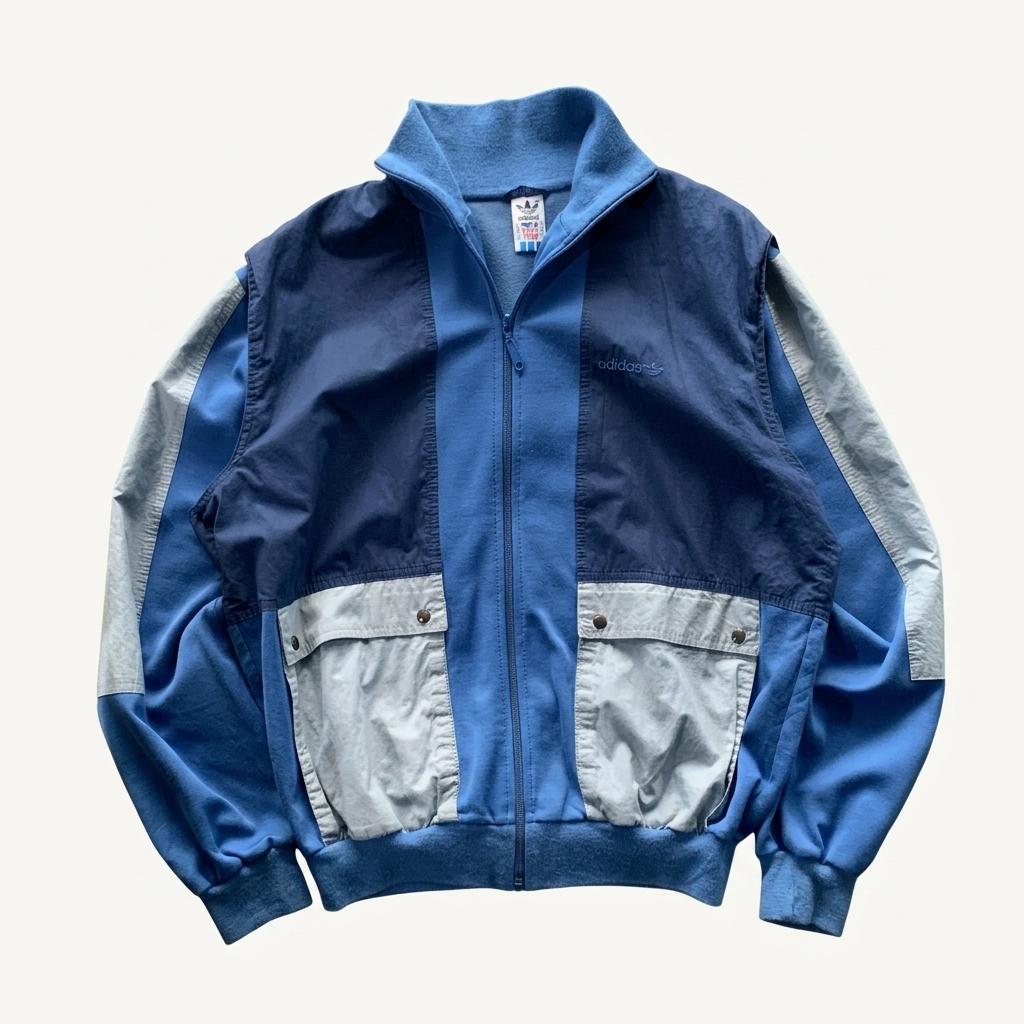 1980s ADIDAS Layered Track Jacket 1