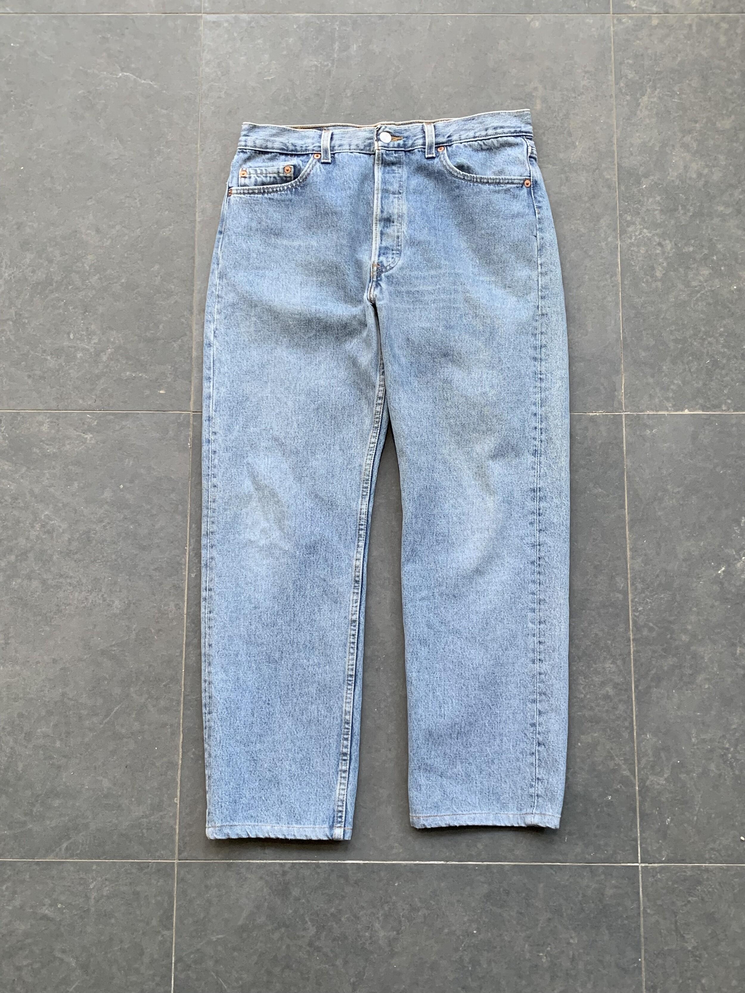 1990s Levi's 501 Denim Jeans (36X32 / Made in USA) 4