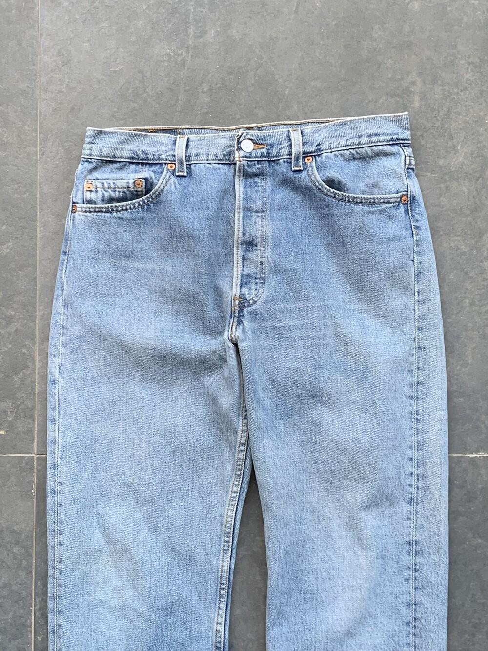 1990s Levi's 501 Denim Jeans (36X32 / Made in USA) 9