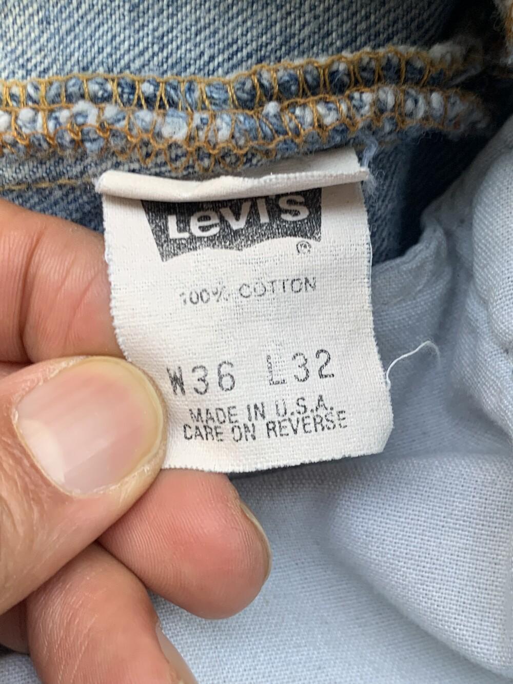 1990s Levi's 501 Denim Jeans (36X32 / Made in USA) 11