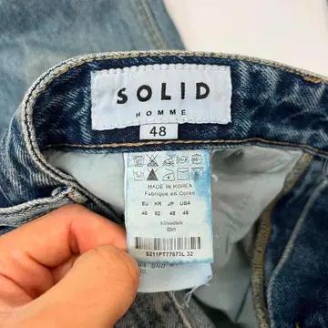 [48] Solid Homme 솔리드옴므 20년 신형 워싱 데님 팬츠 5