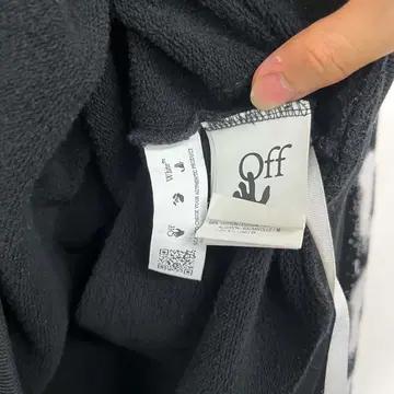 [M] 오프화이트 스프레이 에로우 후드티 스웻 셔츠 5
