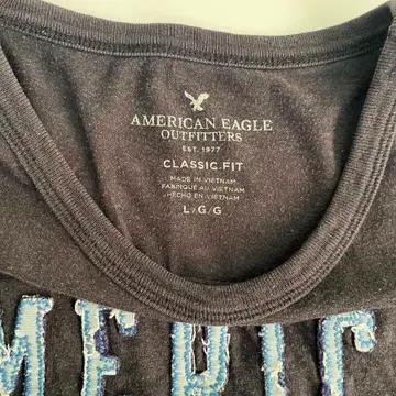 [L] American Eagle 아메리칸 이글 1977 올드스쿨 반팔 5