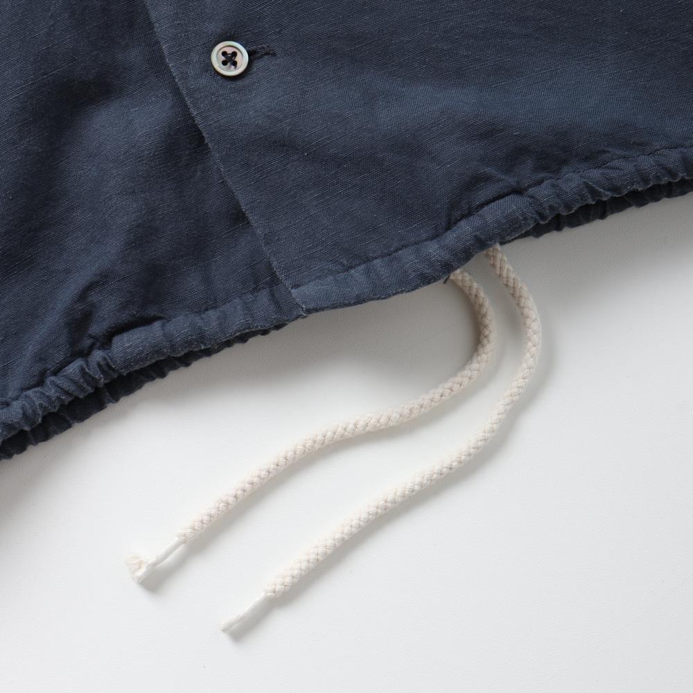 nanamica Open Collar Cupra Hemp S/S Shirt 9