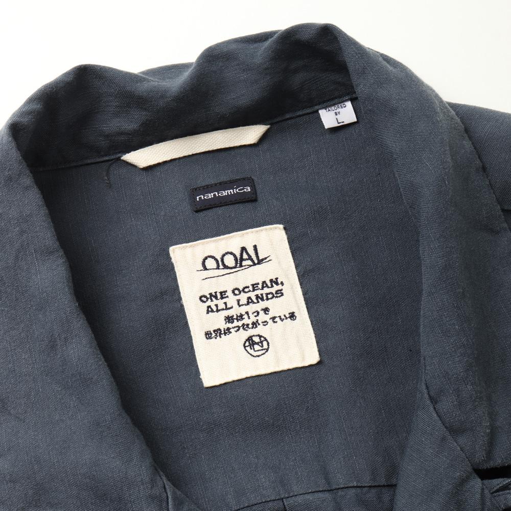 nanamica Open Collar Cupra Hemp S/S Shirt 7