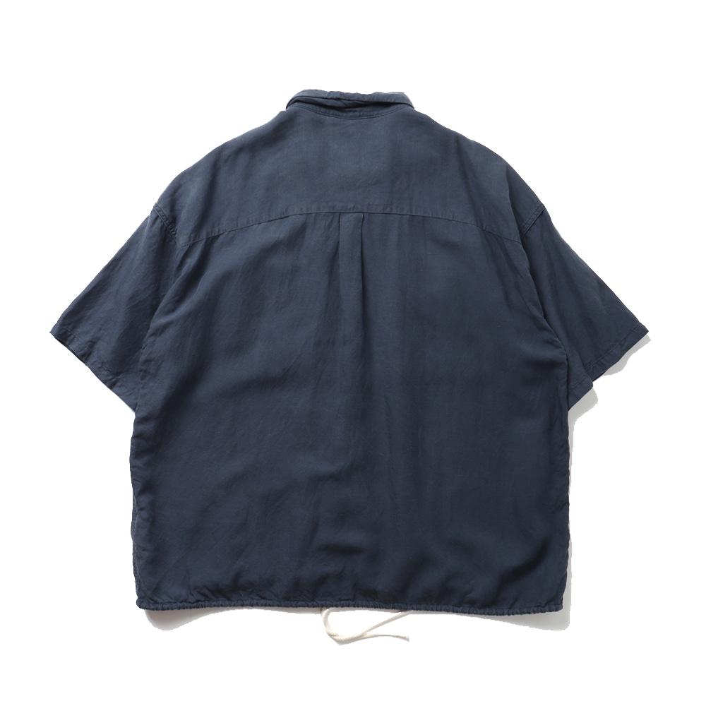 nanamica Open Collar Cupra Hemp S/S Shirt 4