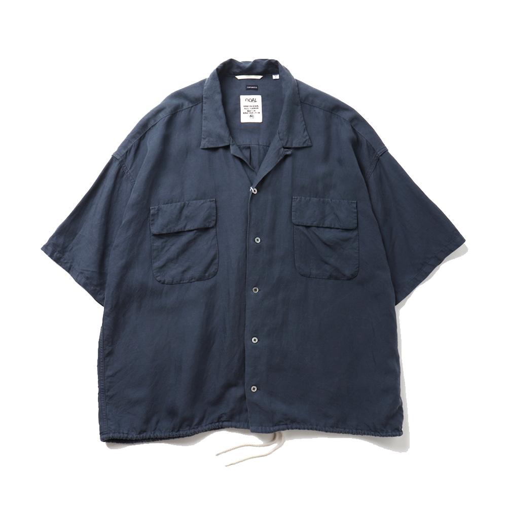 nanamica Open Collar Cupra Hemp S/S Shirt 3