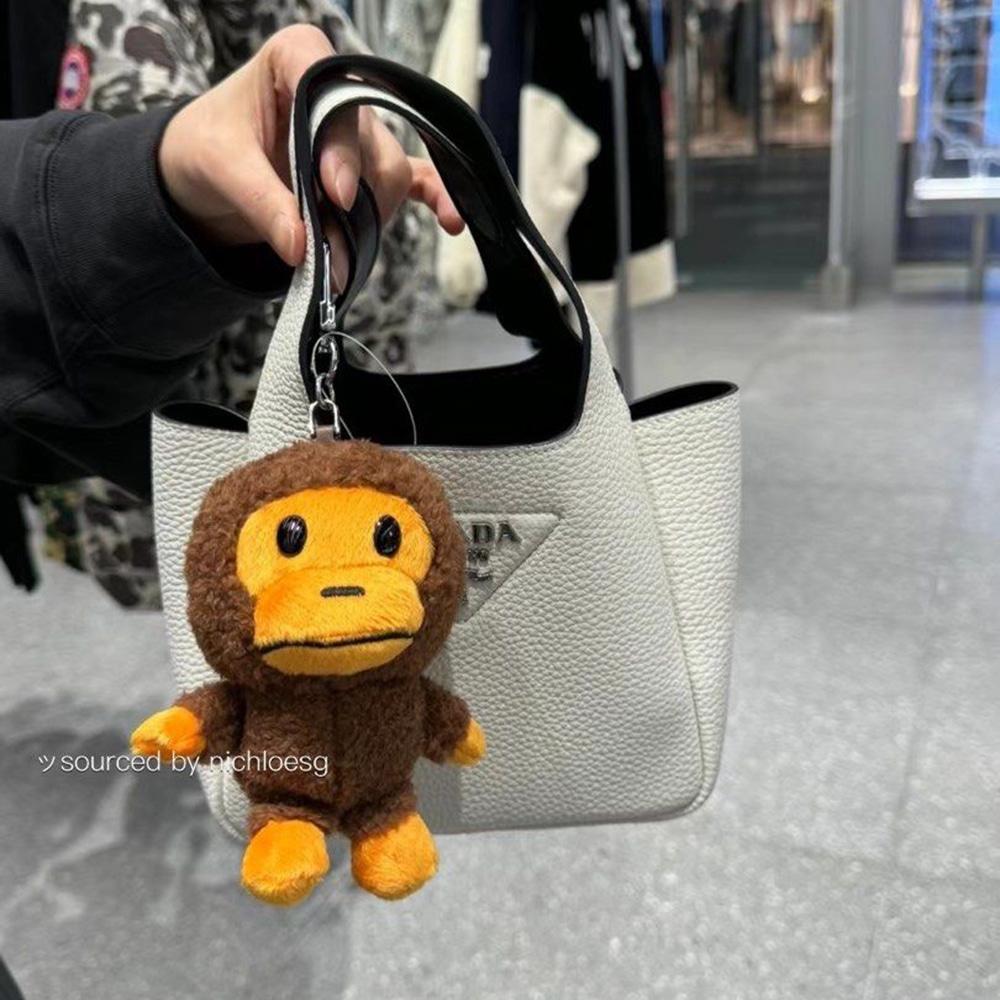 A BATHING APE Baby Milo Plush Doll Chain 4
