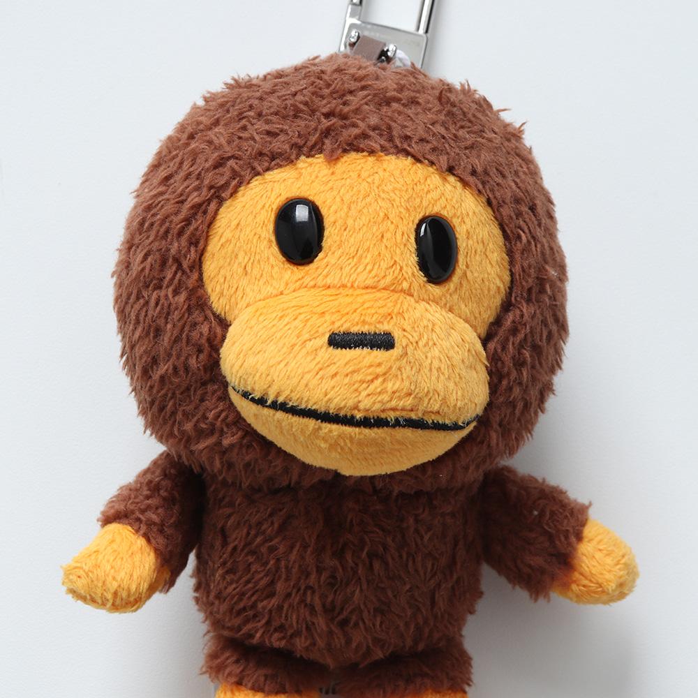 A BATHING APE Baby Milo Plush Doll Chain 7
