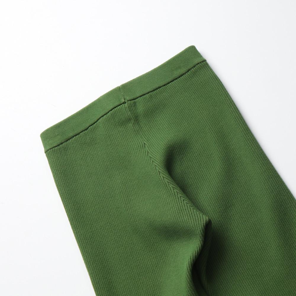 PERVERZE Re-cotton Rib Line Pants 11
