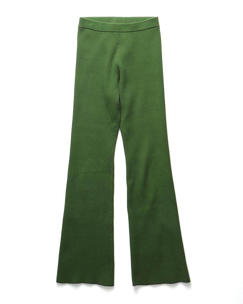 PERVERZE Re-cotton Rib Line Pants 3