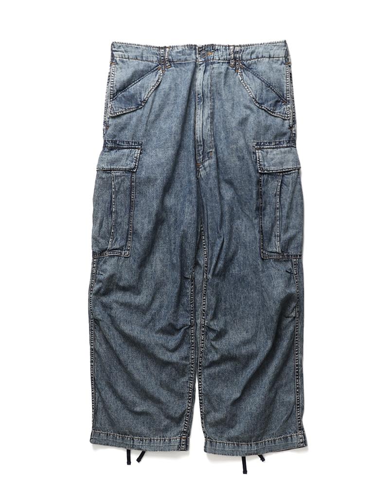 BEAMS Big 6 Pocket Denim Cargo Pants 2
