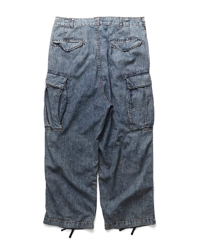 BEAMS Big 6 Pocket Denim Cargo Pants 4