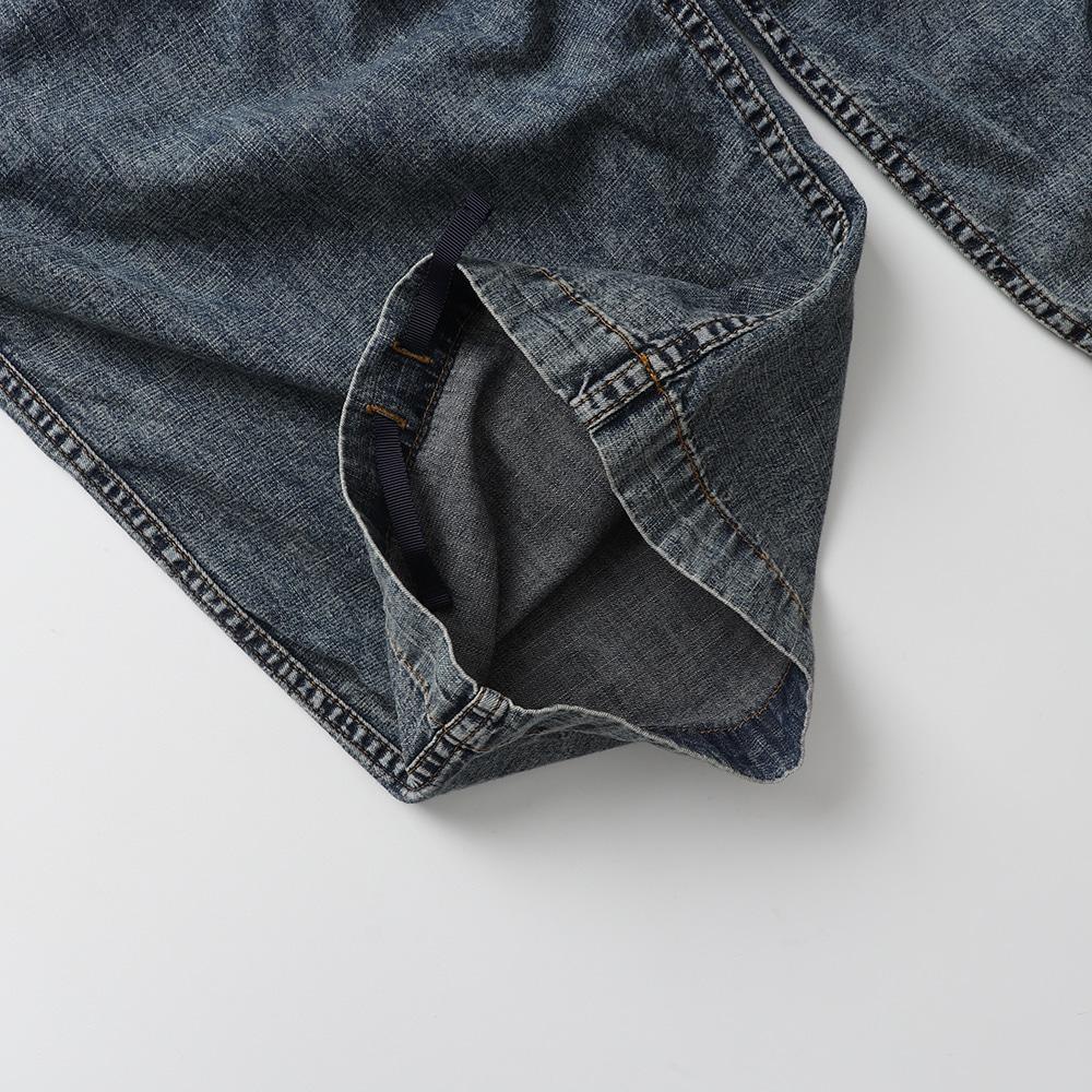 BEAMS Big 6 Pocket Denim Cargo Pants 11