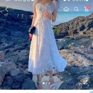봄여름 흰색원피스 팝니다 2