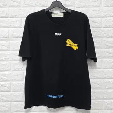 L 오프화이트 OFF White 블랙 반팔 티셔츠 D318 2