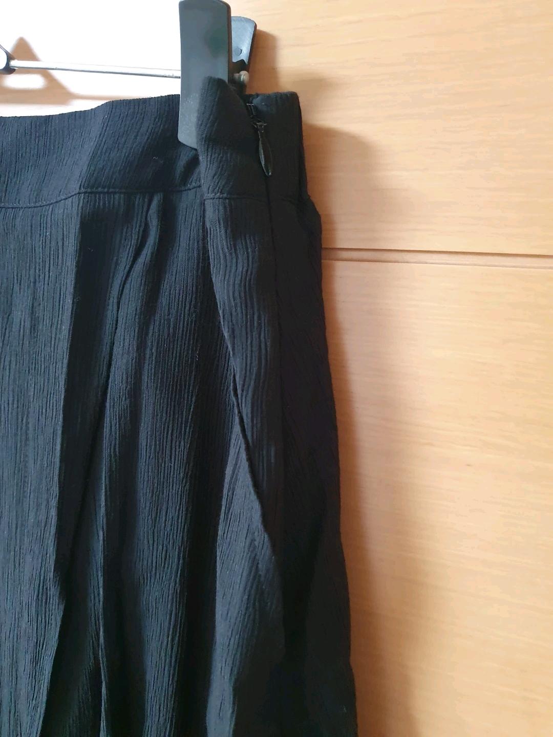 미쏘 플레어 롱 스커트 30 블랙 4