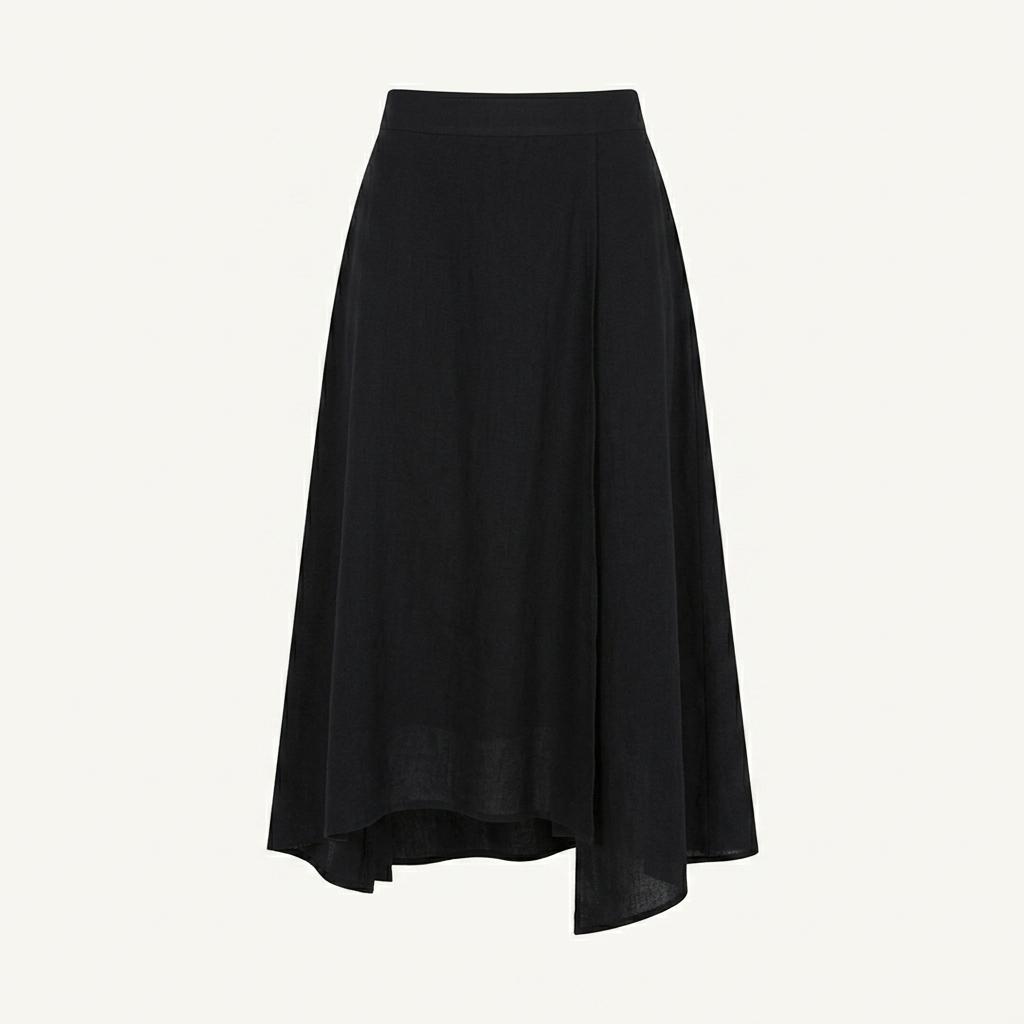 미쏘 플레어 롱 스커트 30 블랙 1