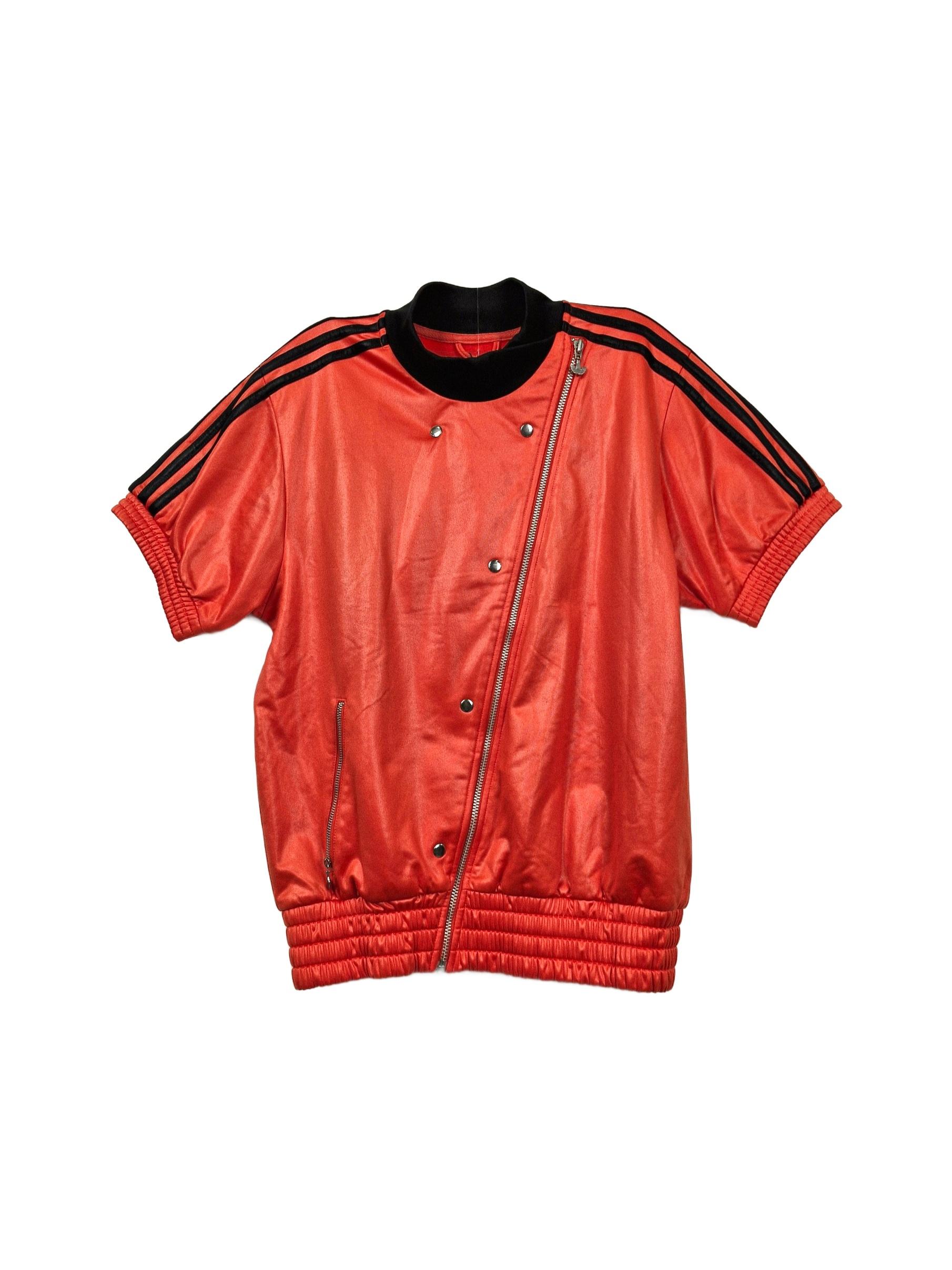 ADIDAS 아디다스 반팔 집업 자켓 M [PA019] 2