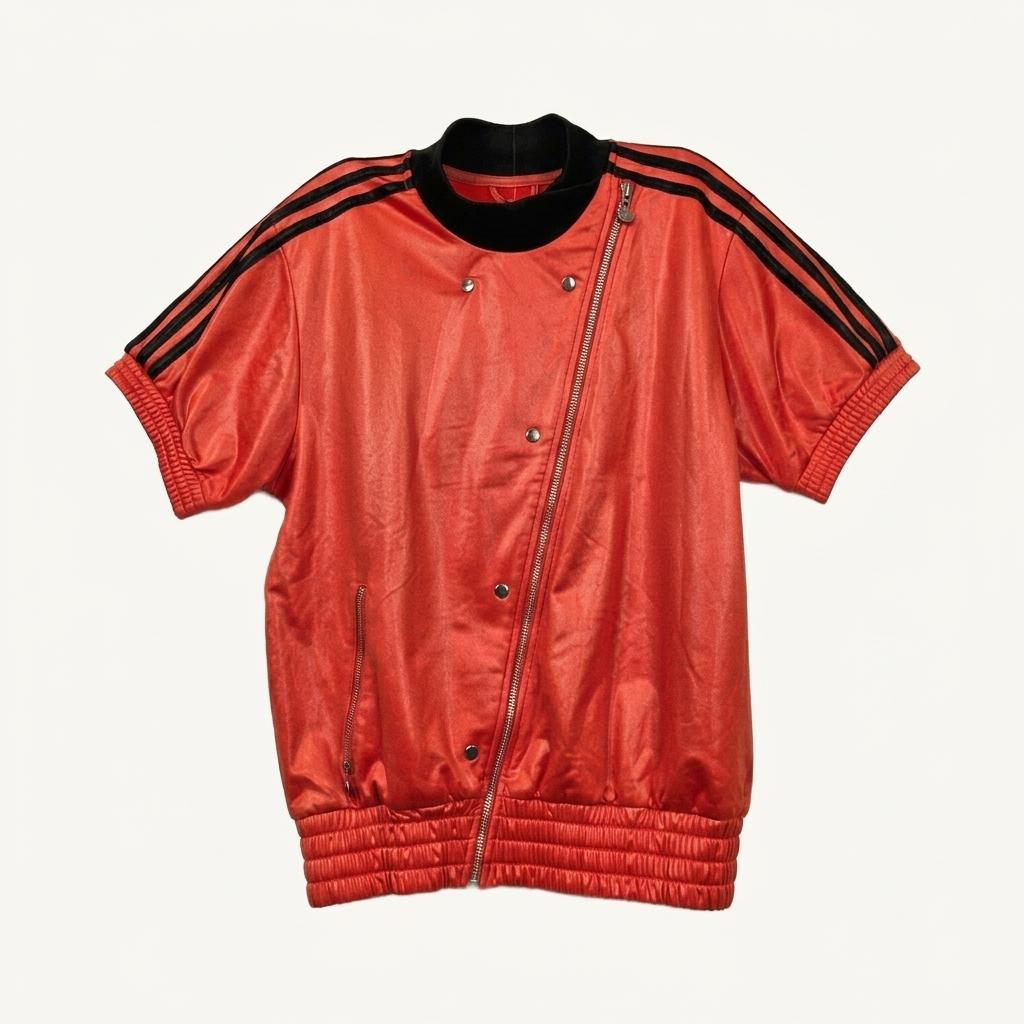 ADIDAS 아디다스 반팔 집업 자켓 M [PA019] 1