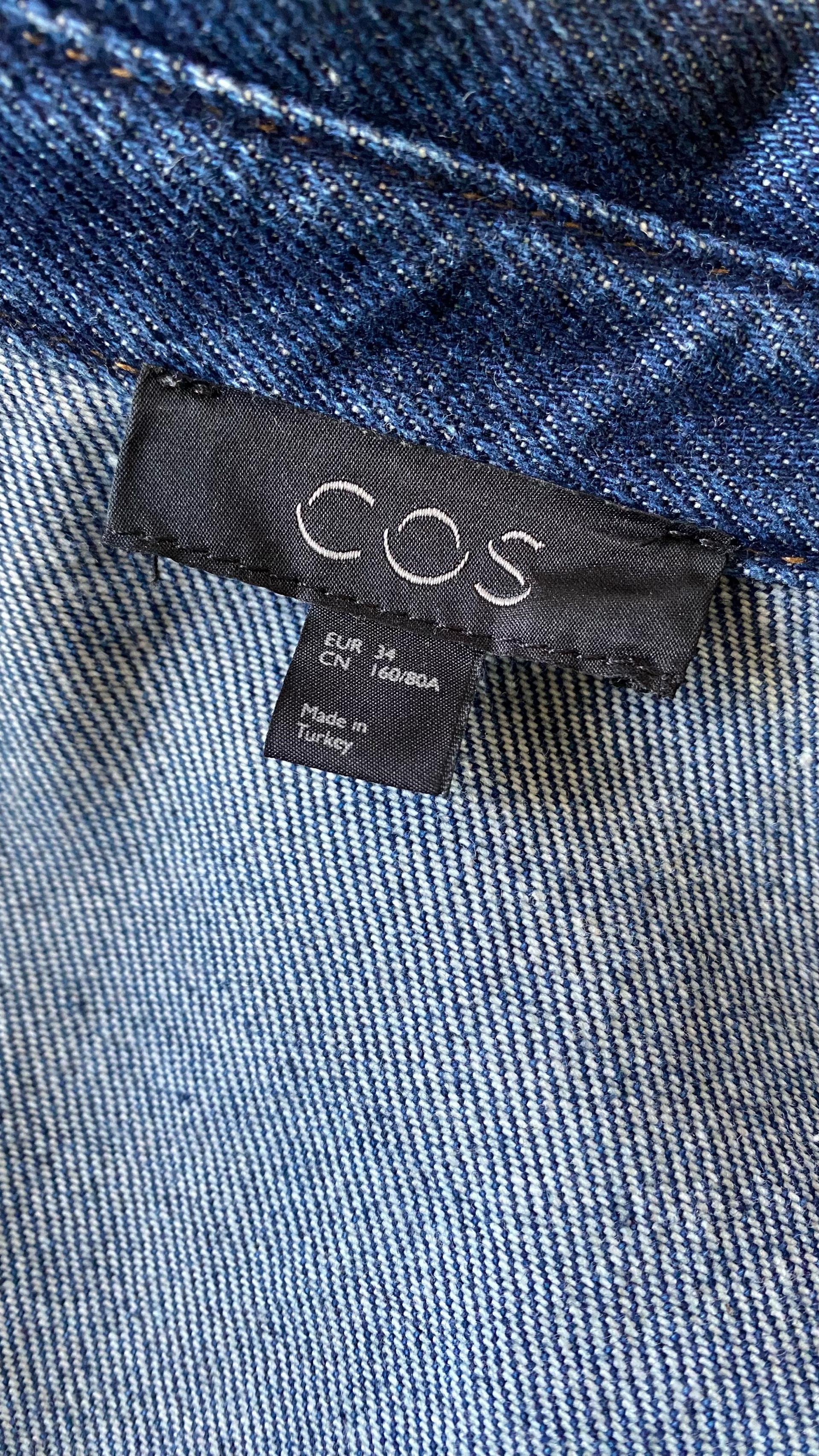 COS 코스 데님 셔츠 롱 원피스 블루 7