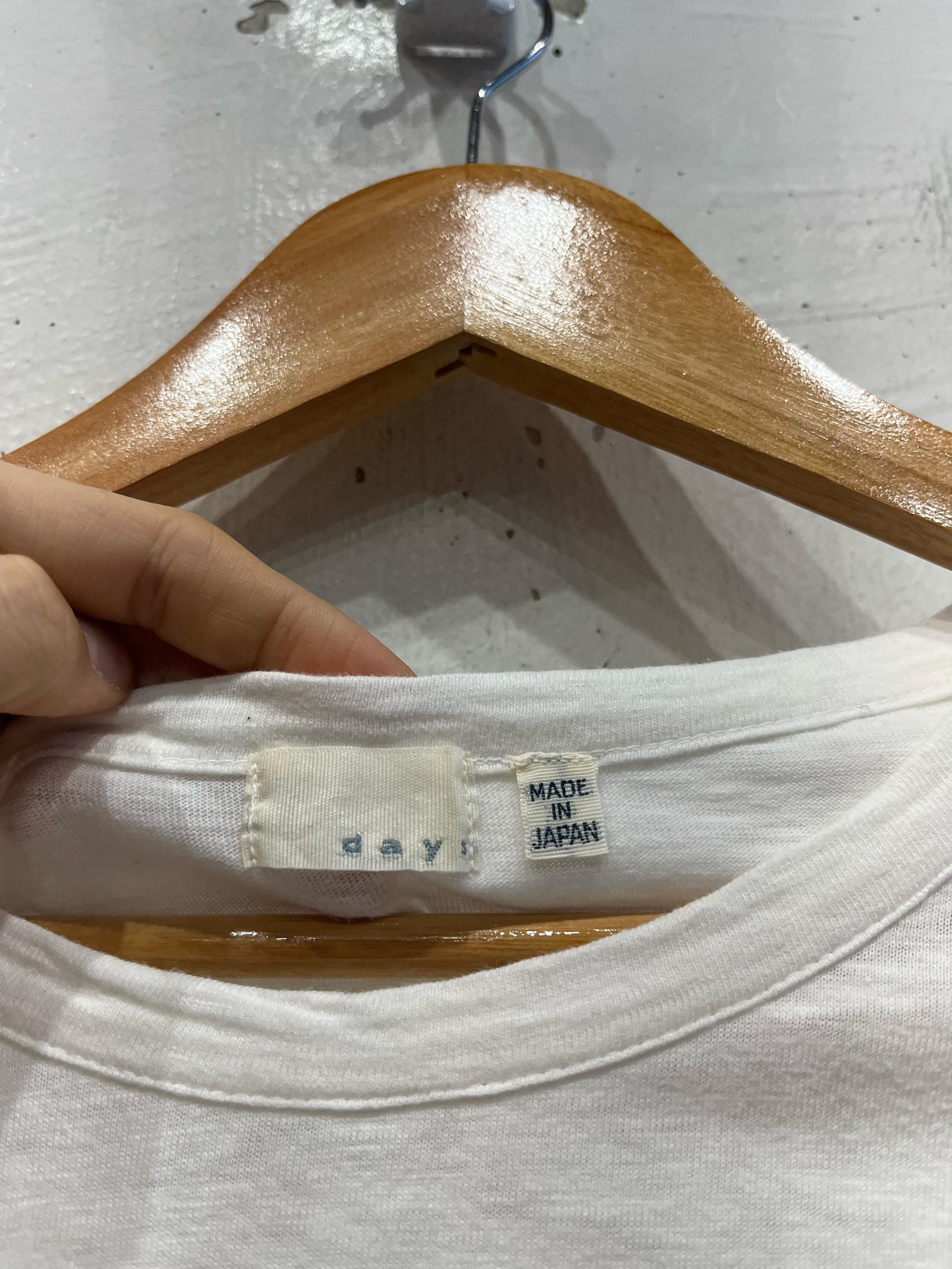 days 포켓 셔링 반팔 티셔츠 Made in JAPAN 7