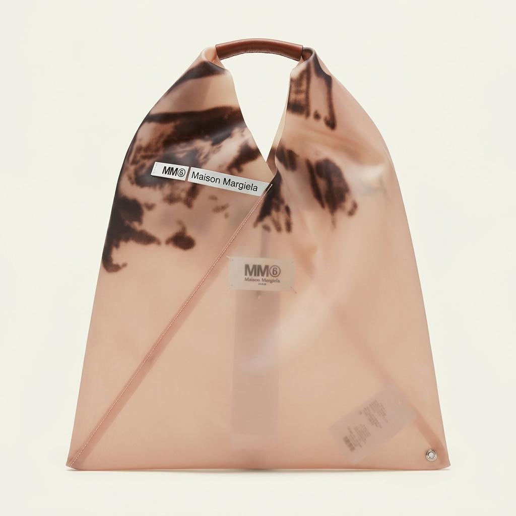 일본 한정판 MM6 메종 마르지엘라 자패니즈 PVC 토트백