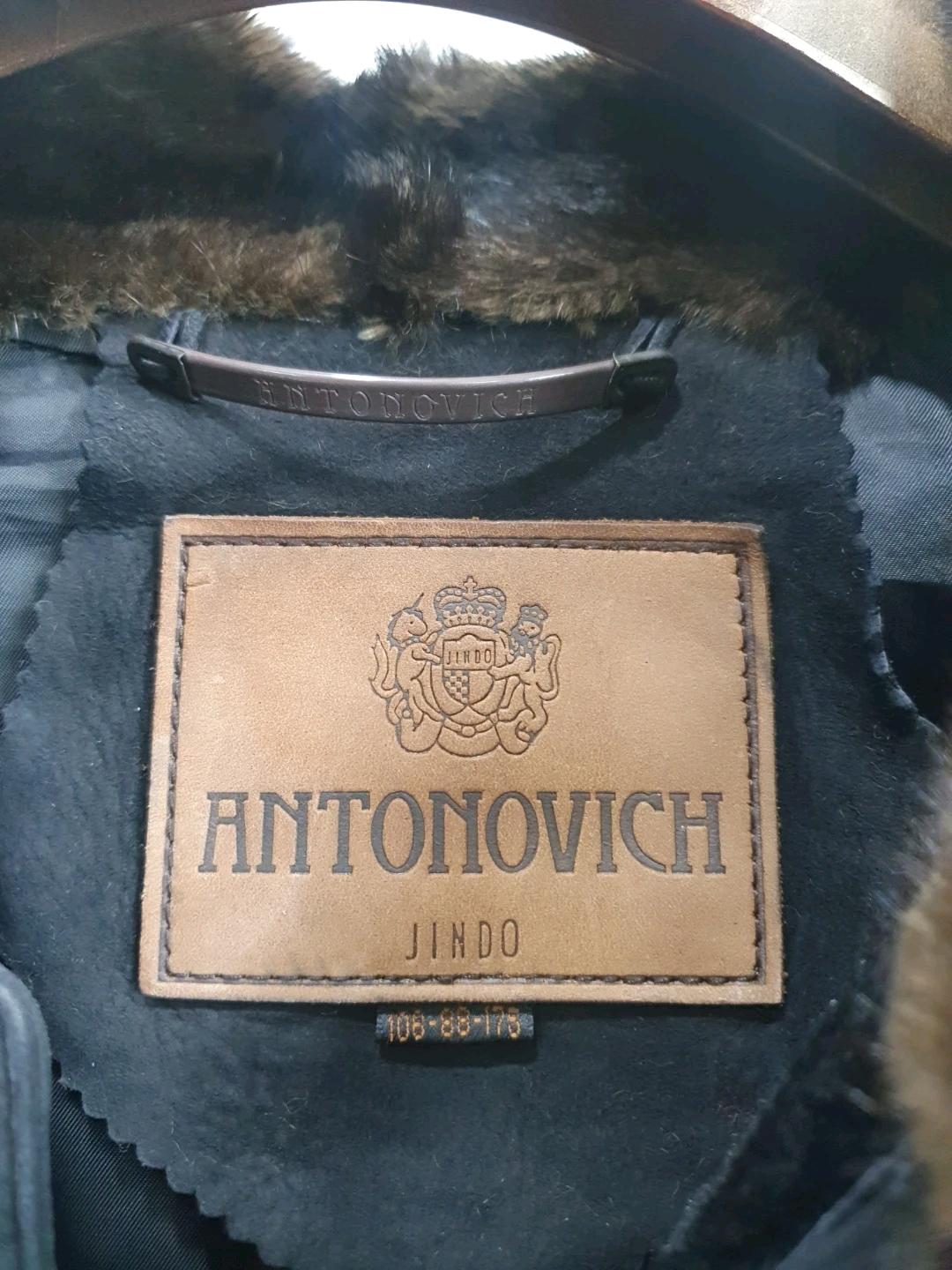 진도모피 ANTONOVICH 무스탕 코트 블랙 컨디션좋아요 4