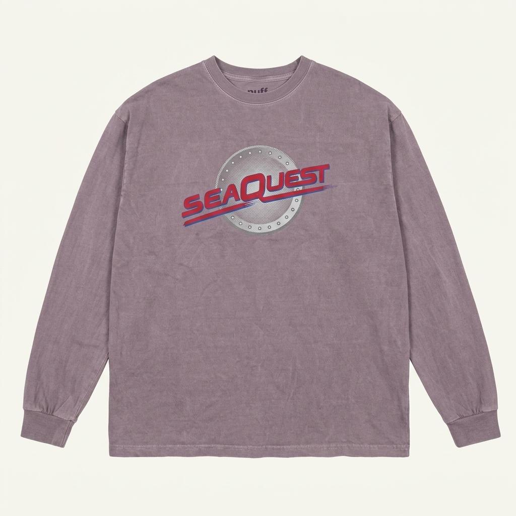 너프 SEAQUEST 빈티지 워싱 반팔 티셔츠 1