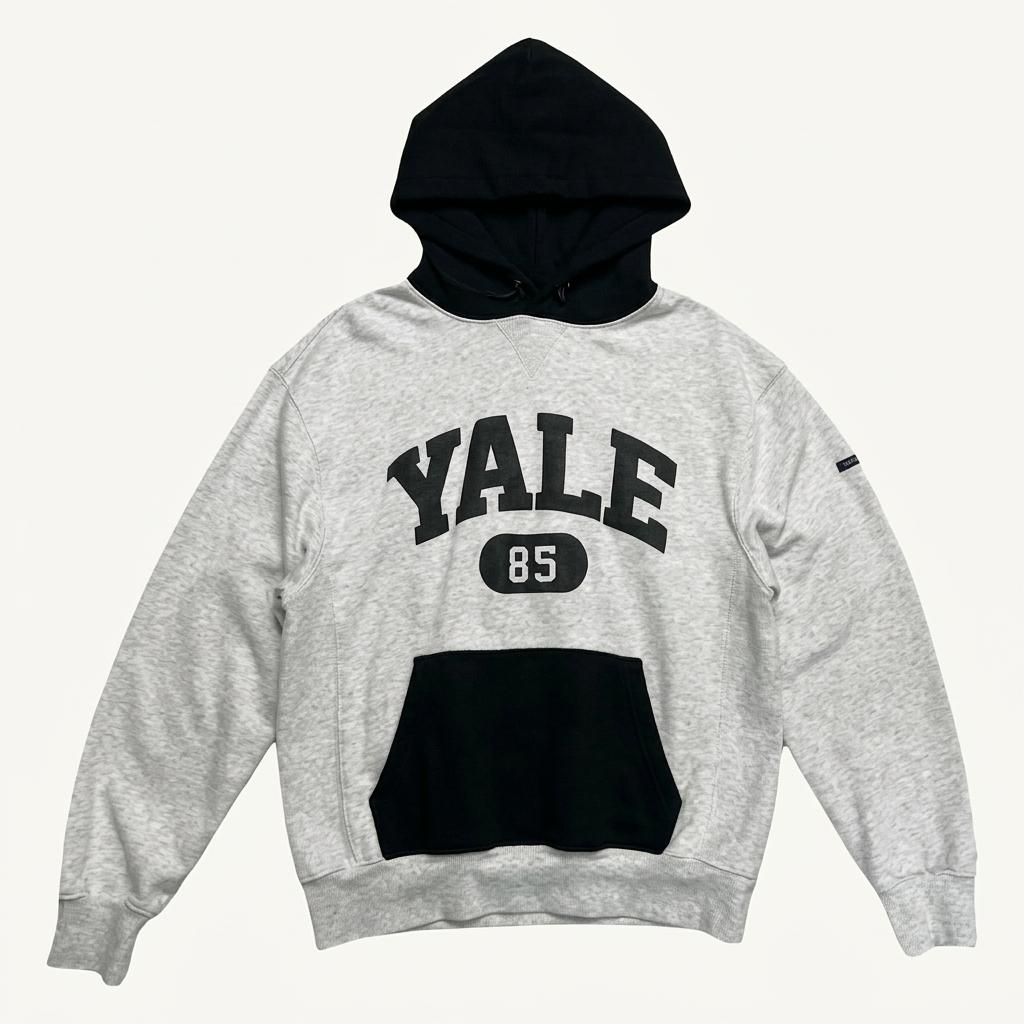 YALE 배색 후디 S 1