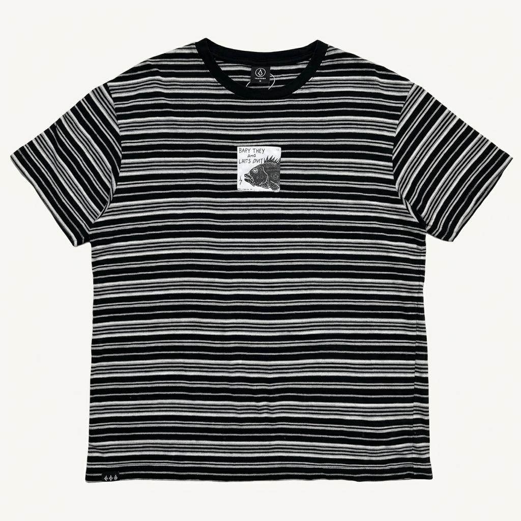 VOLCOM 스트라이프 반팔 XL 1