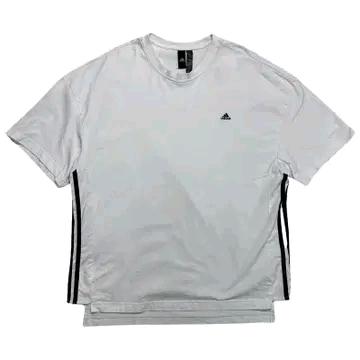 ADIDAS 사이드 삼선 오버핏 반팔 2XL 2