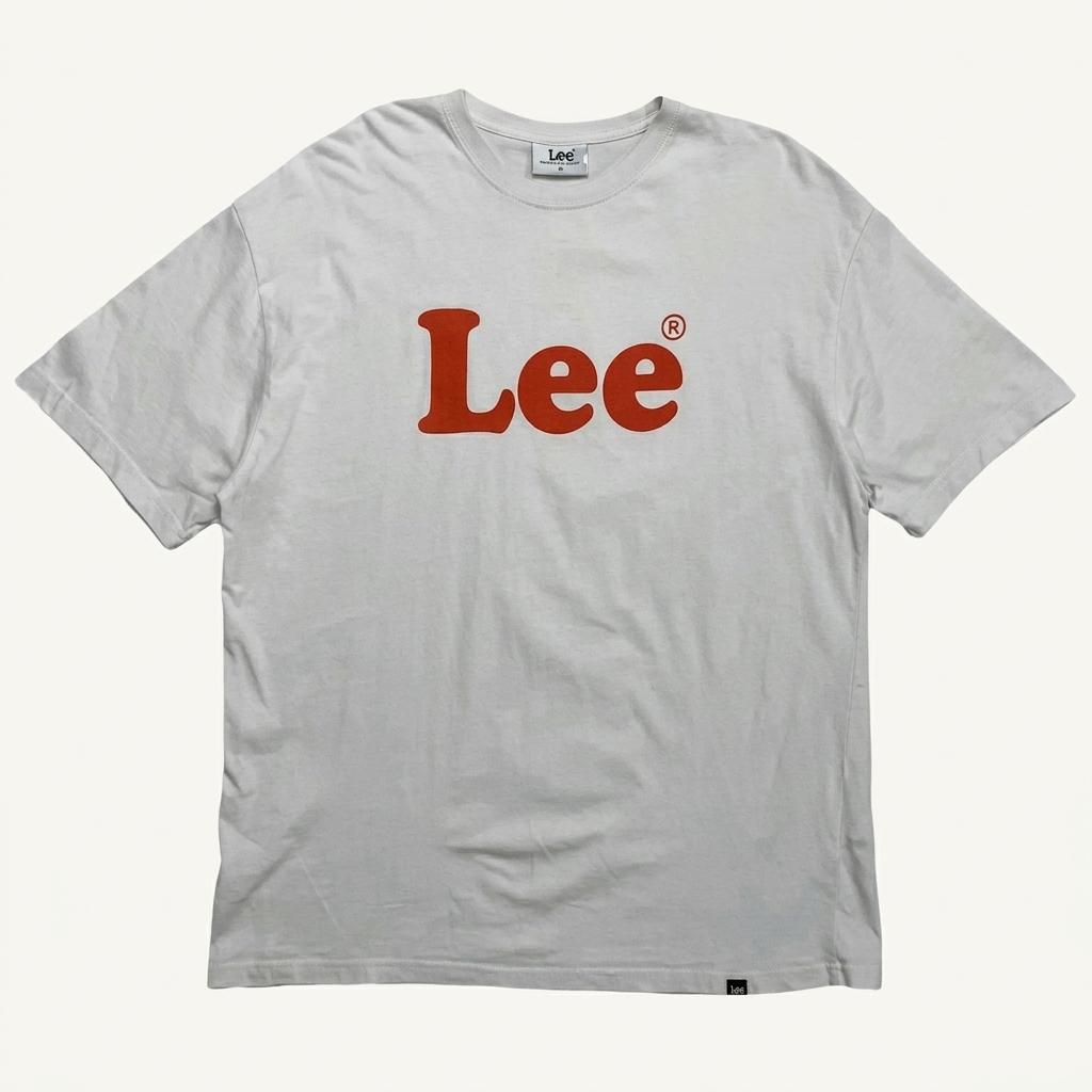 LEE 오렌지 프린팅 반팔 L 1