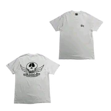 STUSSY 스컬 윙스 피그먼트 다이드 반팔 M 2