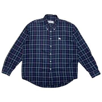 BURBERRYS 체크셔츠 네이비 블루 XL 2