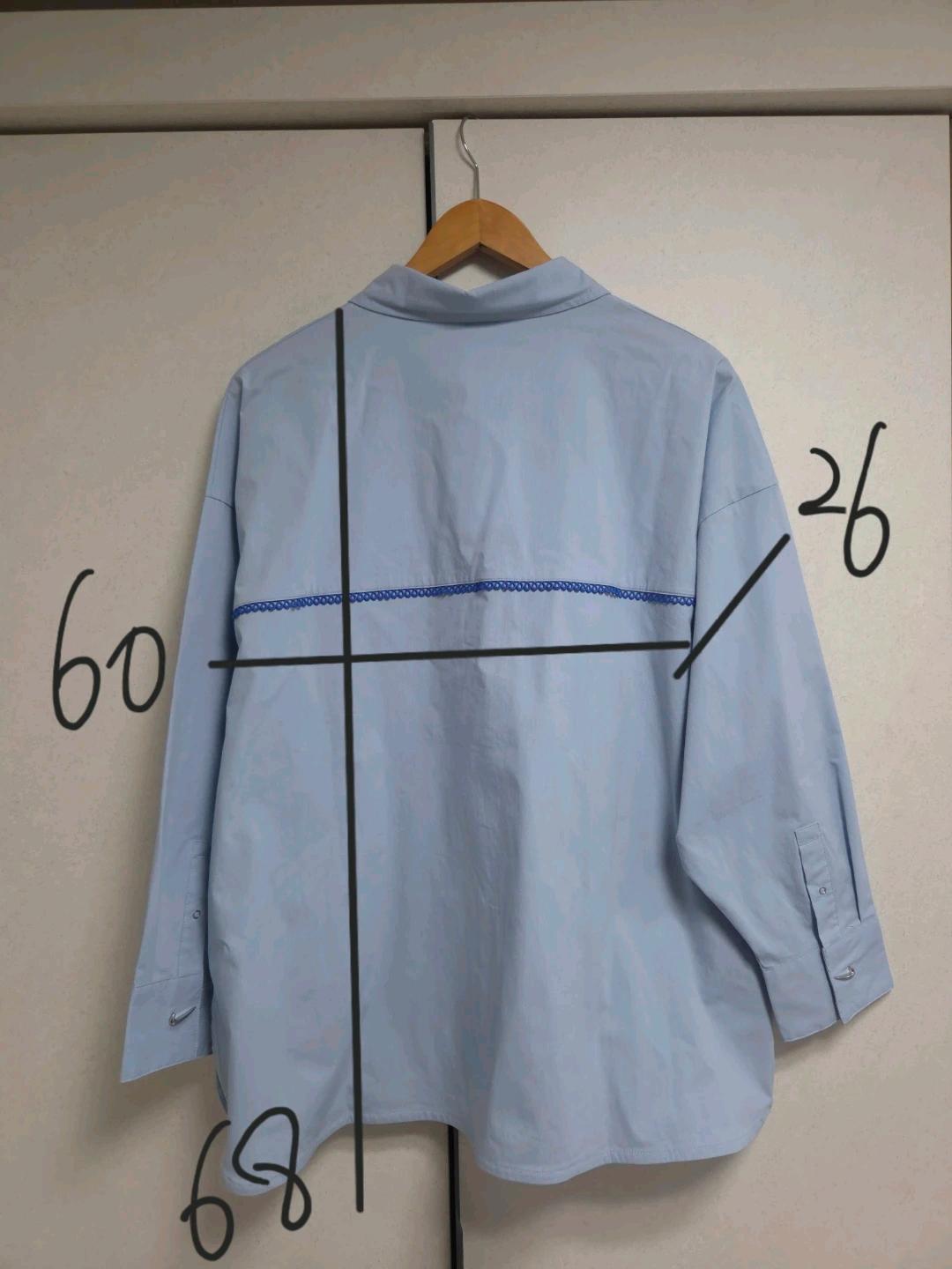 새상품) 나이키 NIKE 나일론 셔츠 블루색 3