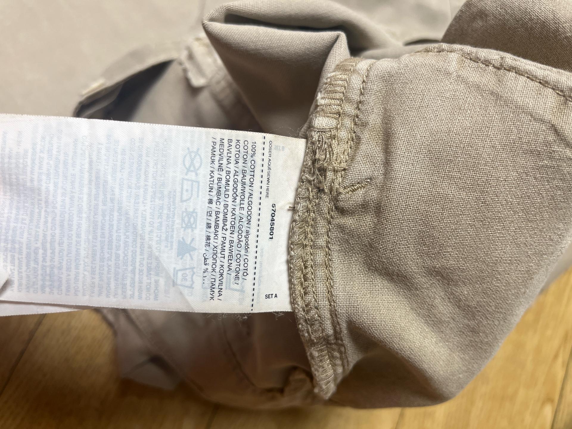 망고 코튼 카고 팬츠 베이지 eu 38 7