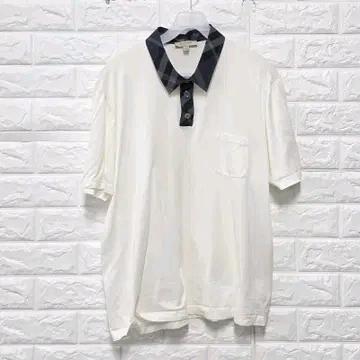 XL 버버리 폴로 카라 반팔 티 D330 2