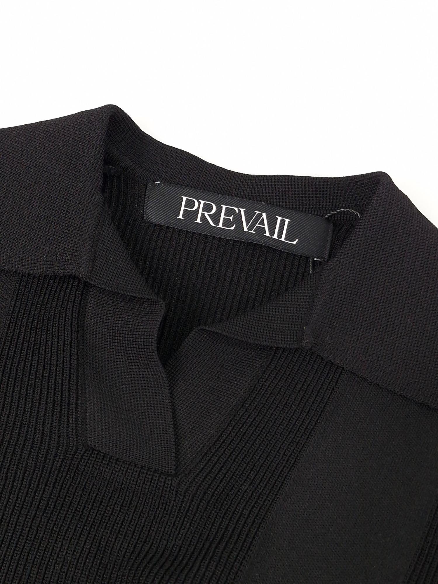 PREVAIL 프리베일 반팔 카라 니트 FREE [A194] 4