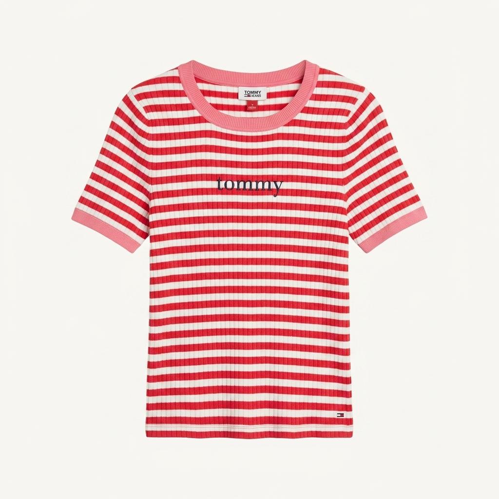 TOMMY JEANS 타미진스 반팔 니트 S [A201] 1