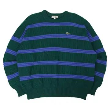 라코스테 90s 그린 스트라이프 니트 2