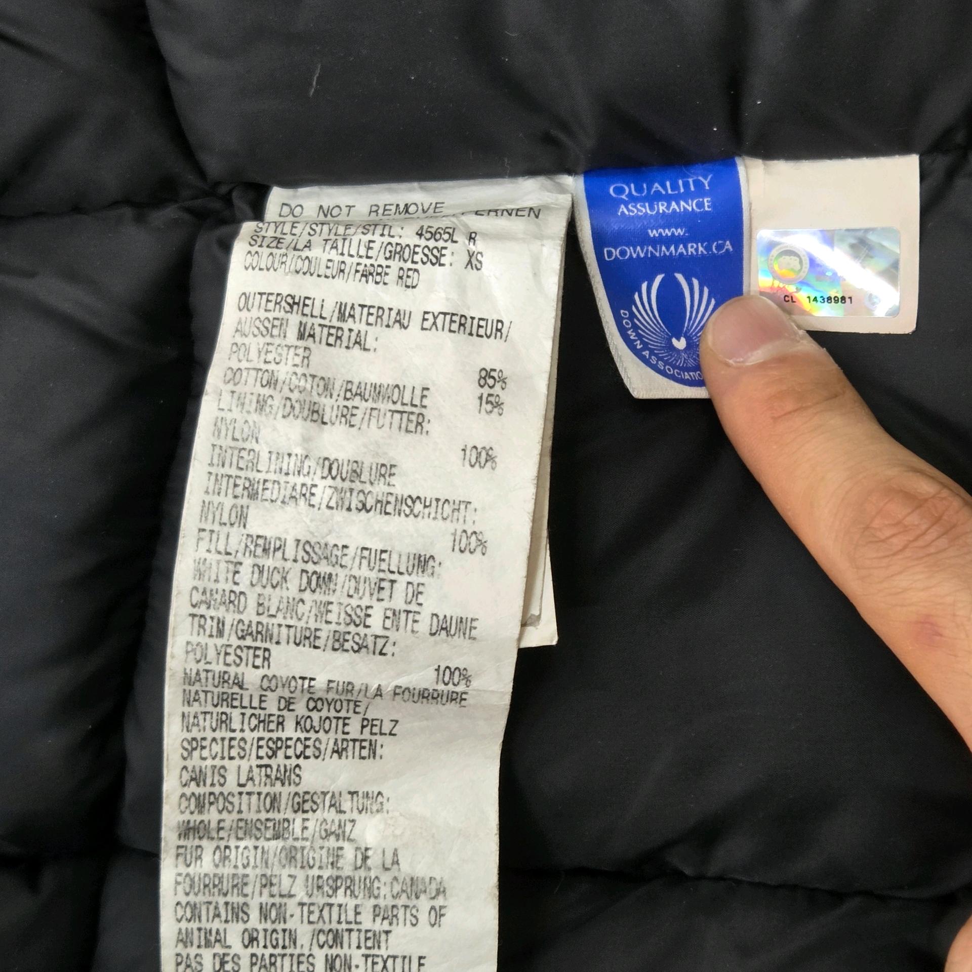 캐나다구스 익스페디션 파카 레드 XS 9