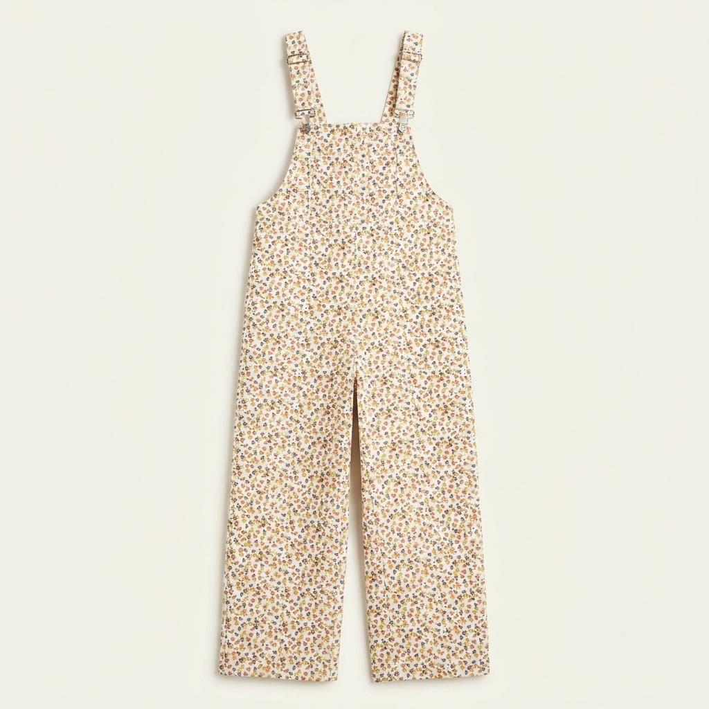 ZARA 플라워 패턴 멜빵 바지 오버롤 S 1