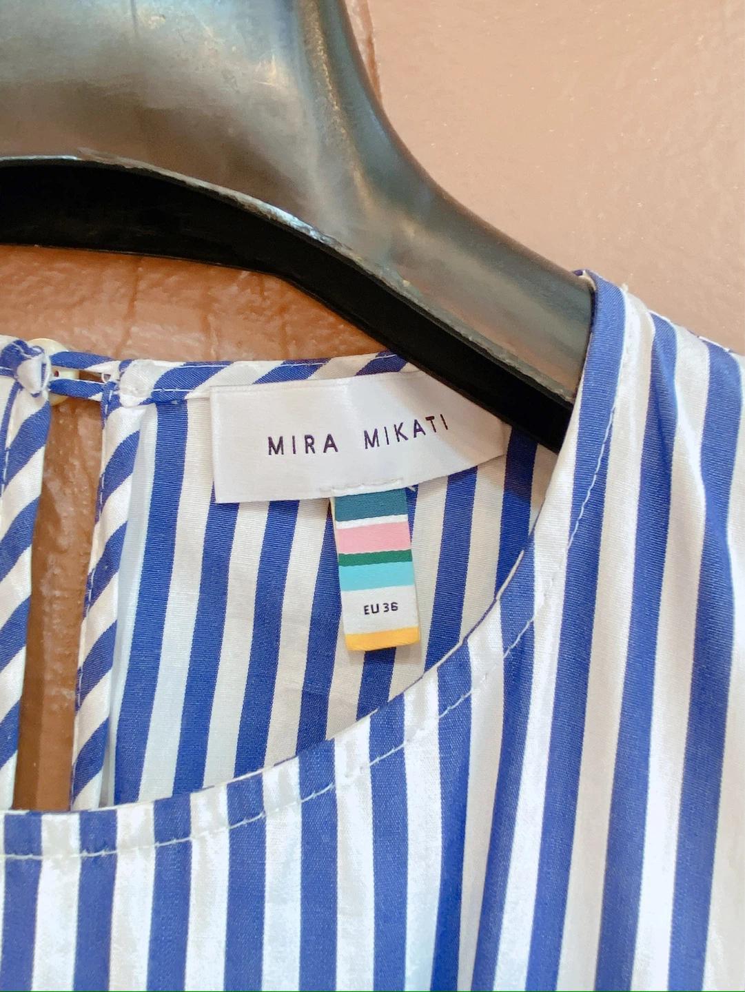 Mira Mikati 미라 미카티 스트라이프 아플리케 플라워 원피스 새제품 5