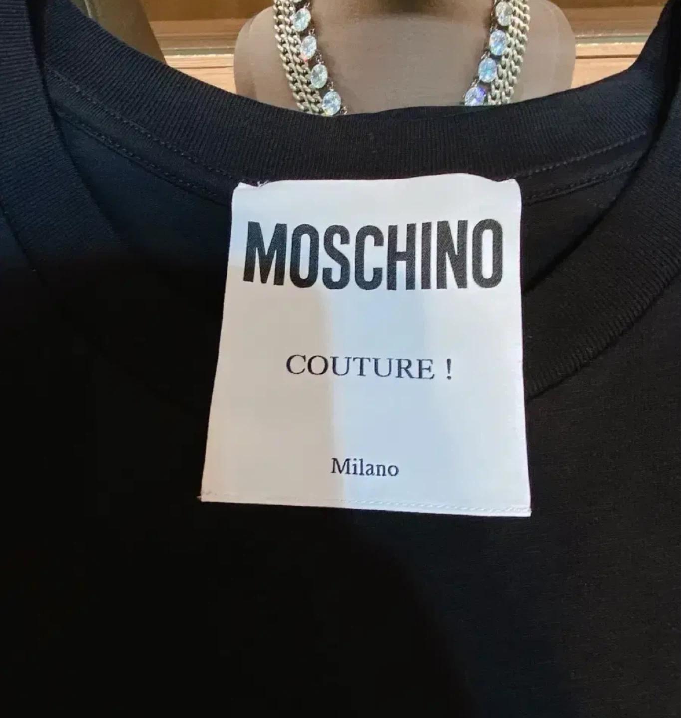 모스키노 MOSCHINO 블랙 티셔츠 90 5