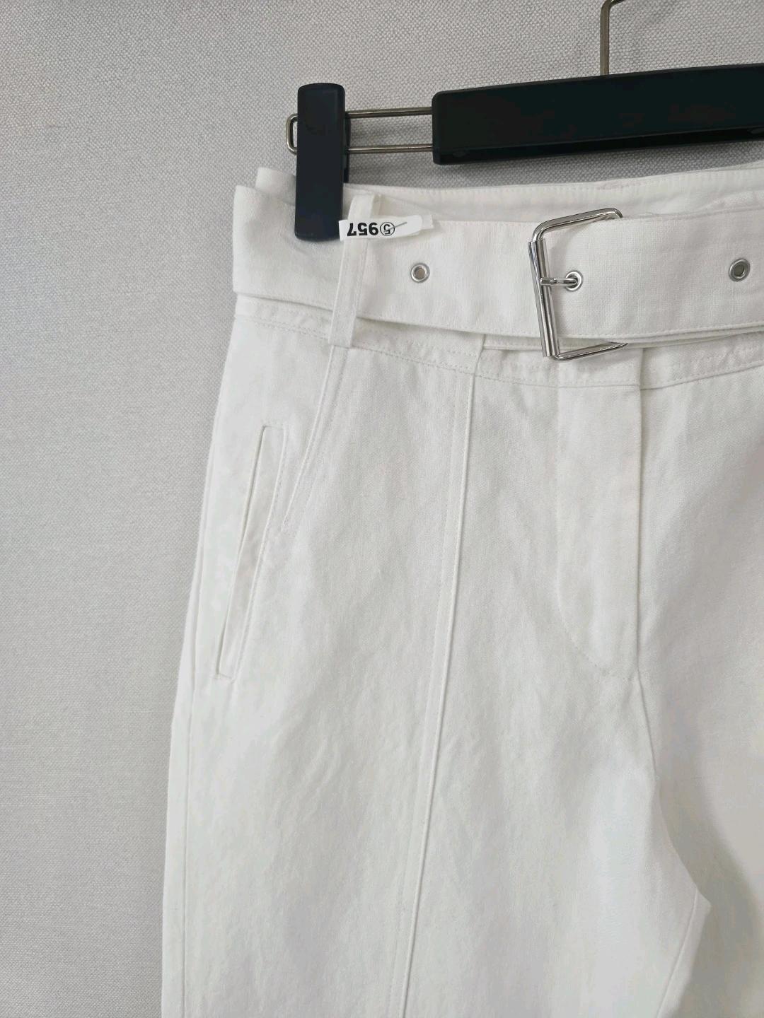 이로 허리벨티드 배기핏 데님 팬츠 4