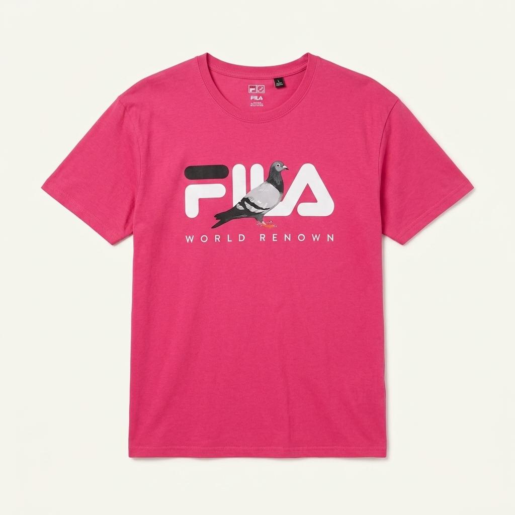 휠라 FILA 핑크 티셔츠 2XL 1
