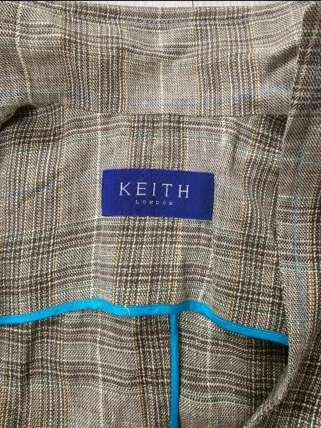 Keith 린넨100% 체크 자켓 8